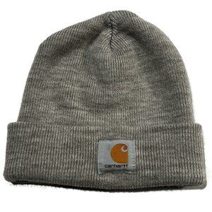 Carhartt Knit Cuffed Beanie Hat Light Gray A18 Watch Classic Canada Made